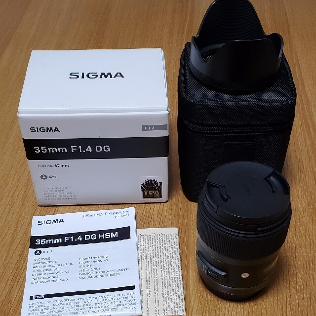 激安 SIGMA - SIGMA 35mm f1.4 art キヤノンEFマウント レンズ(単焦点)