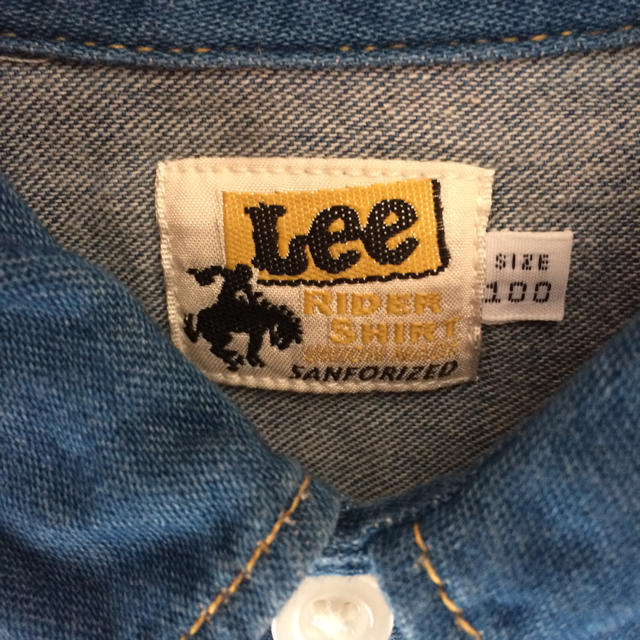 Lee(リー)のにこにこ様 Lee デニムシャツ キッズ/ベビー/マタニティのキッズ服女の子用(90cm~)(ブラウス)の商品写真