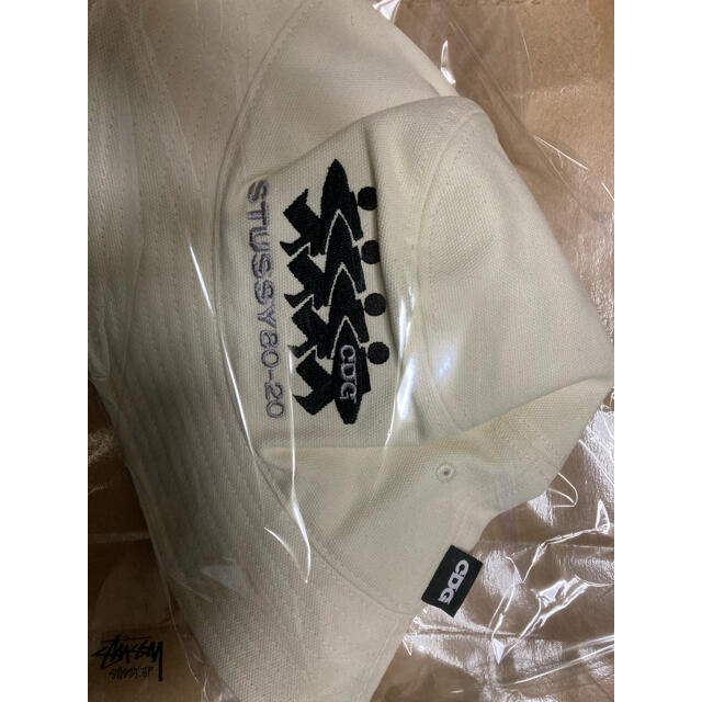 ハットSTUSSY×CDG CANVAS BUCKET HAT