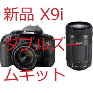 キヤノン(Canon)の新品★キヤノン EOS kiss x9i ダブルズームキット X9I-WKIT(デジタル一眼)