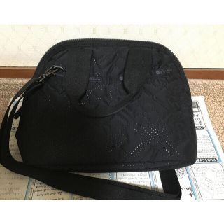 レスポートサック　AMELIA HANDBAG フルールドチェックブラック(ハンドバッグ)