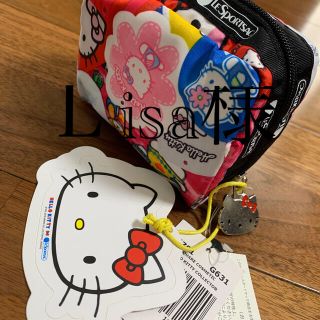 HELLO KITTY × LESPORTSAC コスメポーチ(ポーチ)