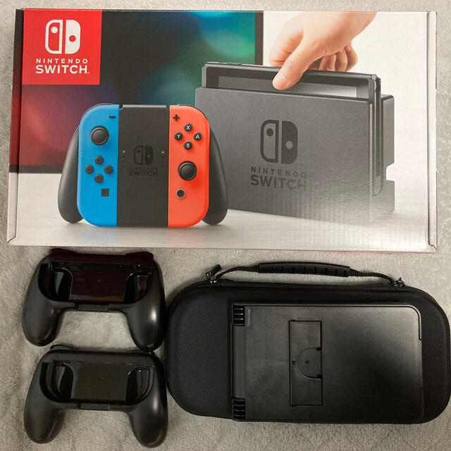 Nintendo Switch Joy-Con ネオンブルー/ネオンレッド 本体 超美品の