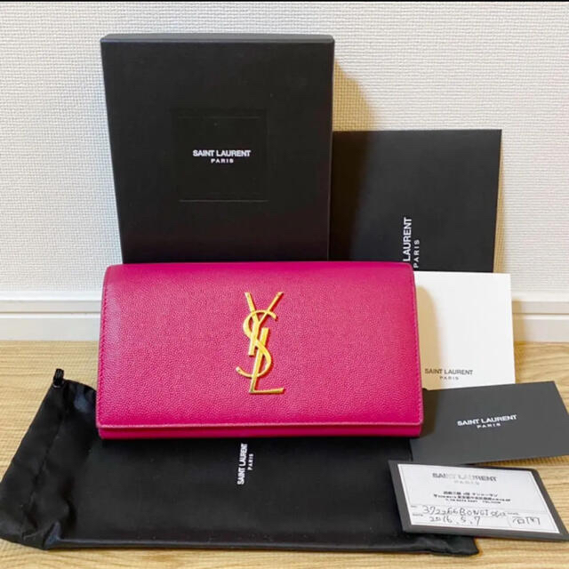 25%OFF】 Saint Laurent 長財布 LAURENT SAINT サンローラン - 財布