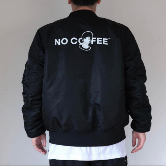 KYNE × NO COFFEE × ALPHA コラボ 別注 MA-1 L - www.sorbillomenu.com