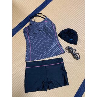 ナイキ(NIKE)の【NIKE】セパレート水着＆スイムキャップ＆ゴーグル☆Lサイズ(水着)