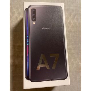 ギャラクシー(Galaxy)のGalaxy A7　ブラック(スマートフォン本体)