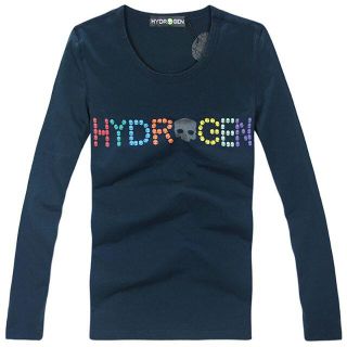 ハイドロゲン(HYDROGEN)の★正規品(16CT7492NV)ハイドロゲン メンズ 長袖Tシャツ【L】(Tシャツ/カットソー(七分/長袖))