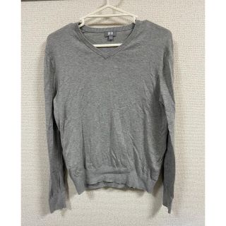 ユニクロ(UNIQLO)のユニクロ　Ｖネック　ニット　カシミヤコットン　セーター(ニット/セーター)