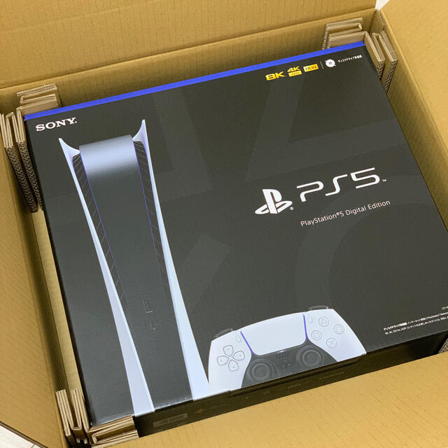 SONY(ソニー)の【即日発送】新品 Playstation 5（PS5）デジタルエディション エンタメ/ホビーのゲームソフト/ゲーム機本体(家庭用ゲーム機本体)の商品写真