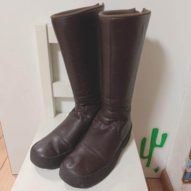 COMME CA DU MODE(コムサデモード)のコムサデモード　ロングブーツ  レザー　ブラウン レディースの靴/シューズ(ブーツ)の商品写真