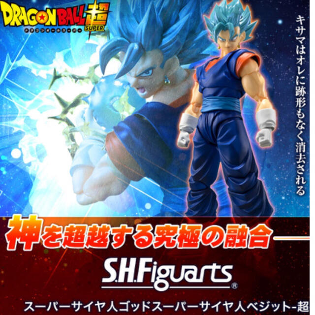 ドラゴンボール(ドラゴンボール)のS.H.Figuarts スーパーサイヤ人ゴッド　ベジット エンタメ/ホビーのおもちゃ/ぬいぐるみ(キャラクターグッズ)の商品写真