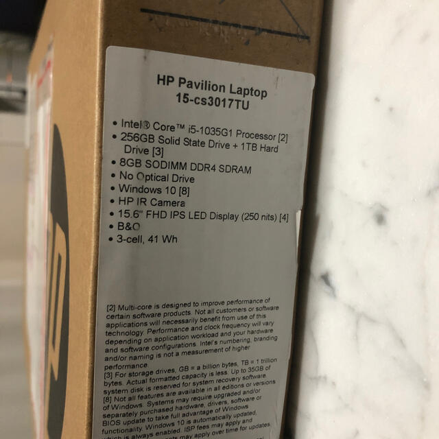 HP(ヒューレットパッカード)のノートパソコン　HP Pavilion 15 スマホ/家電/カメラのPC/タブレット(ノートPC)の商品写真