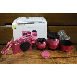 ニコン(Nikon)のNIKON 1 J2 ダブルズームキット(ミラーレス一眼)