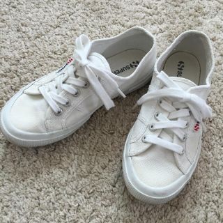 スペルガ(SUPERGA)のスペルガホワイトスニーカー35 22.5(スニーカー)