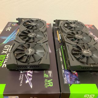 エイスース(ASUS)の★ASUS STRIX-GTX1070-O8G-GAMING 2台セット★(PCパーツ)