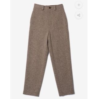 ベッドアンドブレックファスト(BED&BREAKFAST)のJazz Nep Tweed Balloon Pants In Beige(クロップドパンツ)