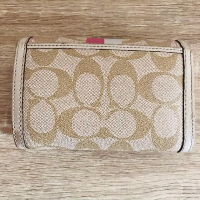 COACH(コーチ)のCOACH コーチ 財布 ピンク メンズのファッション小物(折り財布)の商品写真