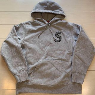 シュプリーム(Supreme)のsupreme Ｓロゴパーカー グレー 週末限定大幅値下げ(パーカー)