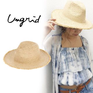 アングリッド(Ungrid)のungrid フリンジラフィアハット(ハット)