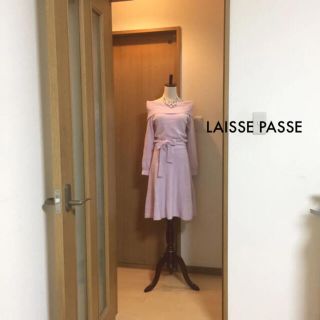 レッセパッセ(LAISSE PASSE)のLAISSE PASSE可愛いニットワンピース¨̮♡︎おまとめ割SALE開催中(ひざ丈ワンピース)