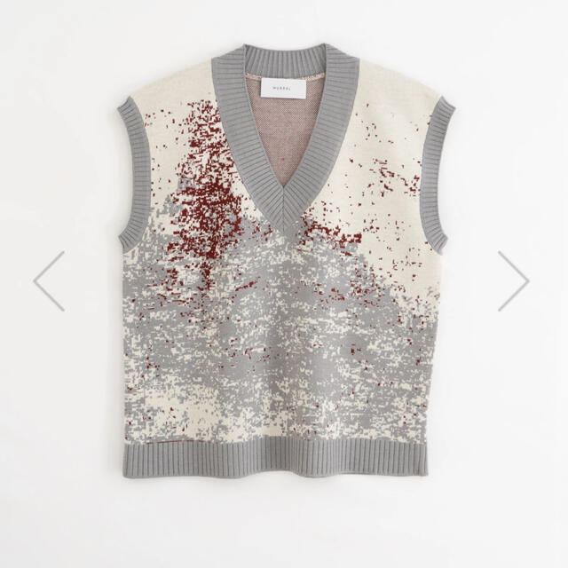 BEAUTY&YOUTH UNITED ARROWS(ビューティアンドユースユナイテッドアローズ)のmurral / ray of light knit vest top レディースのトップス(ベスト/ジレ)の商品写真