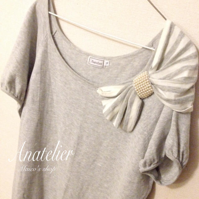 anatelier(アナトリエ)のanatelier♡リボン♡サマーニット レディースのトップス(ニット/セーター)の商品写真