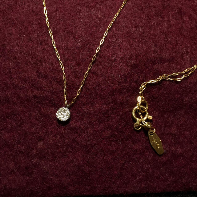 agete(アガット)のアガット　18K ネックレス　 レディースのアクセサリー(ネックレス)の商品写真