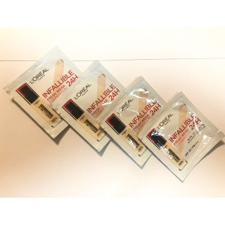 ロレアルパリ(L'Oreal Paris)のロレアルパリ　インファリブル　フレッシュウェアファンデーション125（４個）(ファンデーション)