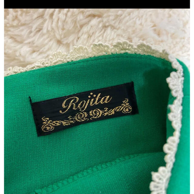 ROJITA(ロジータ)のROJITA⭐️ロジータ⭐️フレアスカート⭐️グリーン⭐️フリル レディースのスカート(ミニスカート)の商品写真