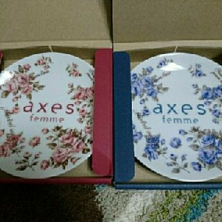 アクシーズファム(axes femme)の新品 axes femme ノベルティプレート2枚セット アクシーズファム(食器)