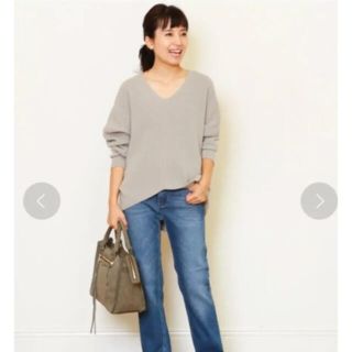 ドゥーズィエムクラス(DEUXIEME CLASSE)のドゥーズィエムクラス BULKY WOOL Vネック ニット(ニット/セーター)