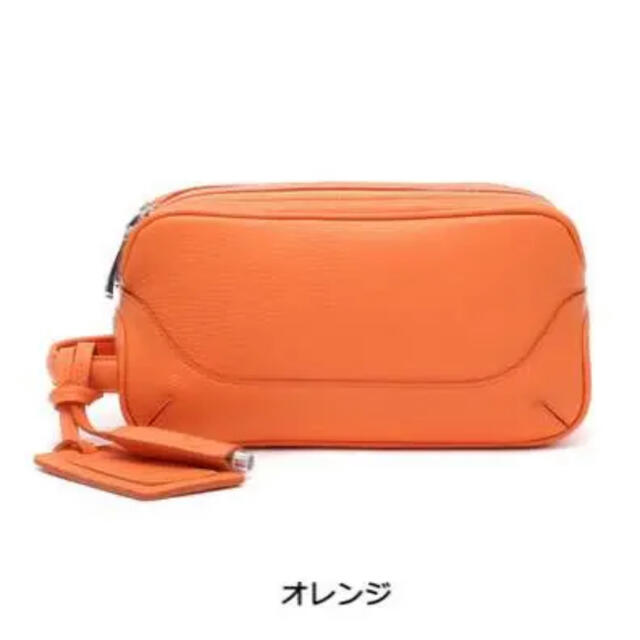 PELLE MORBIDA ペッレモルビダ セカンドバッグ MB028 オレンジ