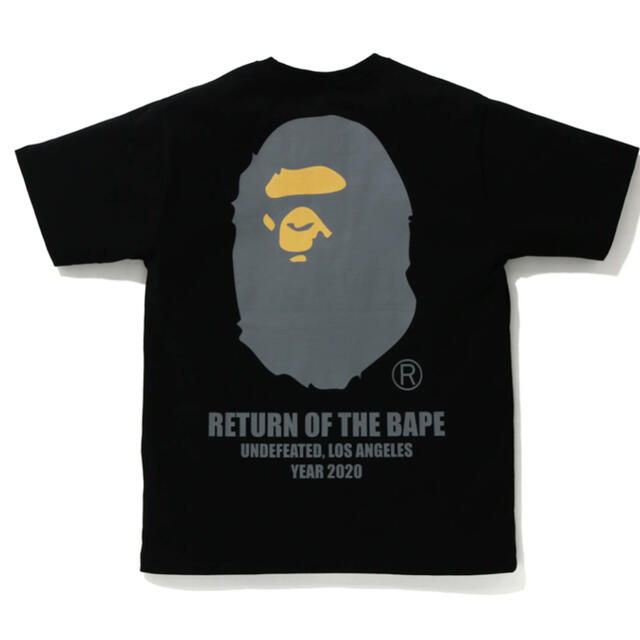 BAPE® X UNDFTD APE HEAD TEE アンディ Ｔシャツ - Tシャツ/カットソー ...