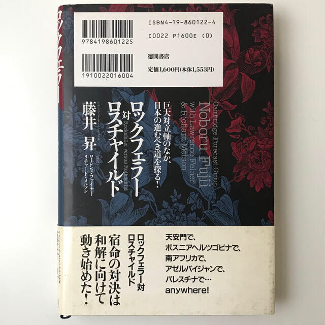 ロックフェラー対ロスチャイルド : 巨大対立軸のなか、日本の進むべき道を探る! エンタメ/ホビーの本(ビジネス/経済)の商品写真