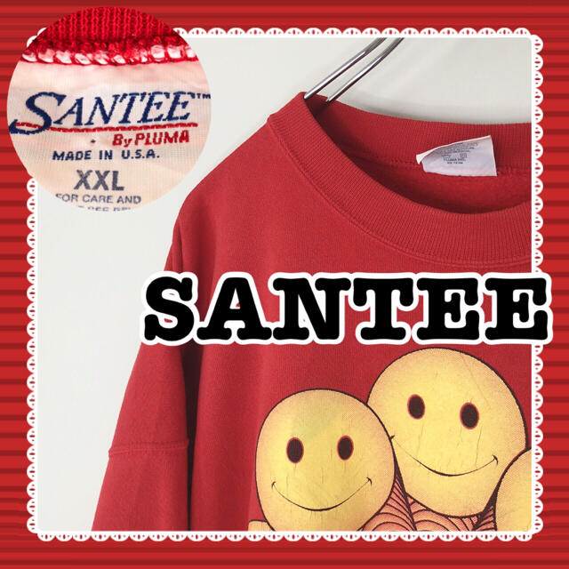 サンティー SANTEE USA製 メンズ ビンテージ スウェット トレーナー