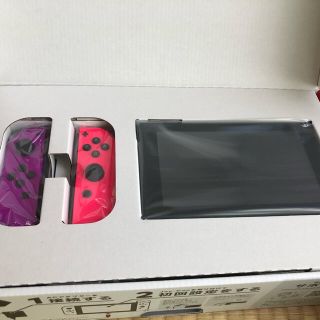 ニンテンドースイッチ(Nintendo Switch)のニンテンドースイッチ　ネオンピンク　ネオンパープル(家庭用ゲーム機本体)