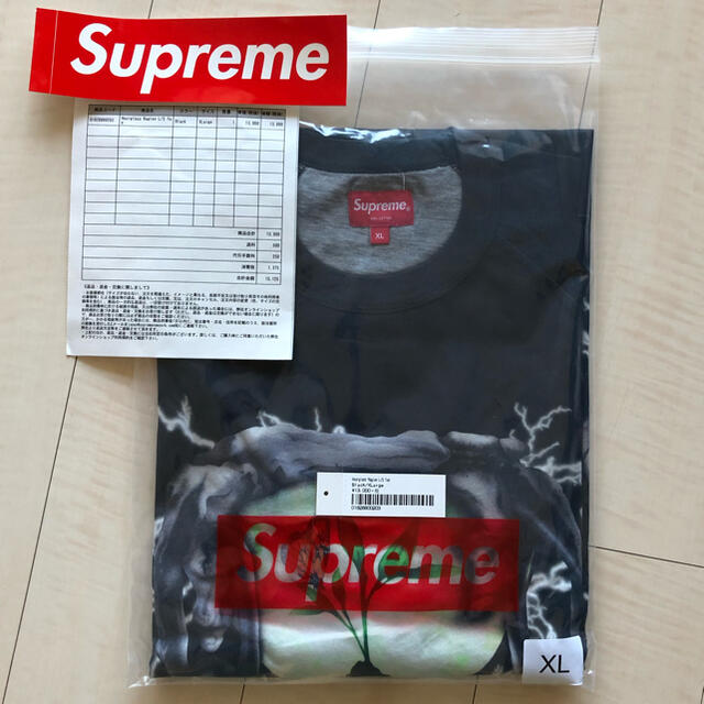 定価以下 XL supreme hourglass raglan L/S top 1