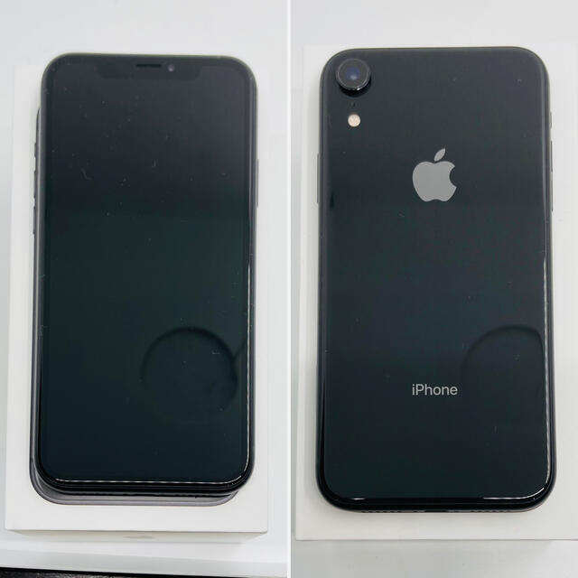 美品 iPhone XR 128GB ブラック シムフリー AppleCare+