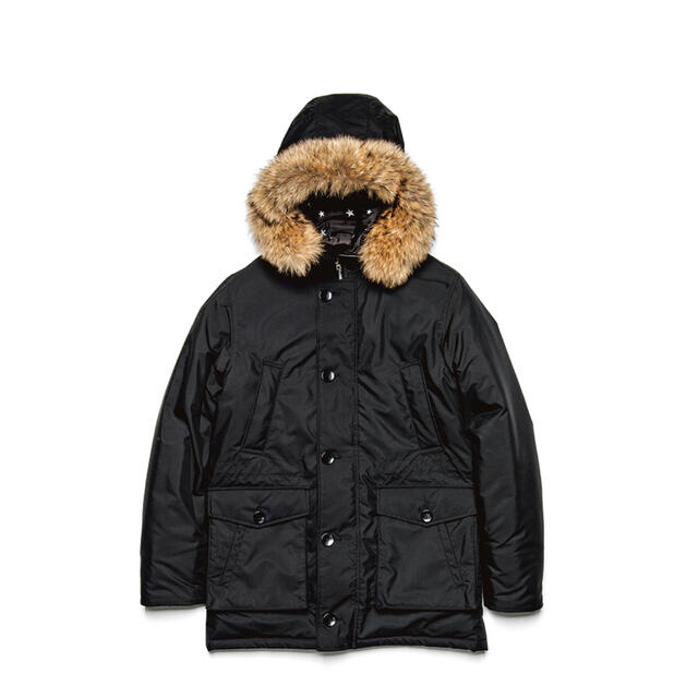 UNIFORM EXPERIMENT PADDED FUR BLOUSON