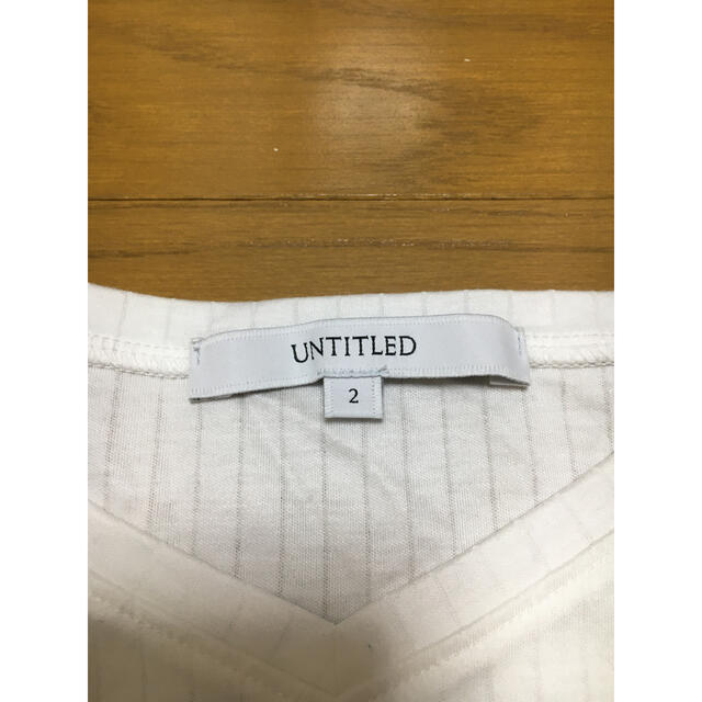 UNTITLED(アンタイトル)の【UNTITLED】カットソー　ベージュ レディースのトップス(カットソー(長袖/七分))の商品写真