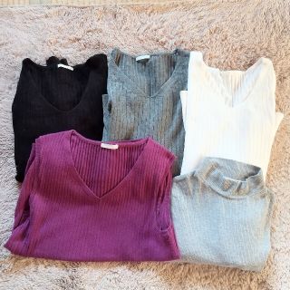 ザラ(ZARA)の美品✿長袖カットソー他５点セット(カットソー(長袖/七分))