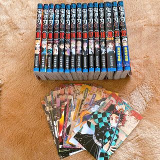 鬼滅の刃　漫画　映画からの8巻〜22巻セット　ポストカード付　美品(少年漫画)