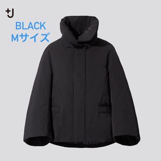 ユニクロ(UNIQLO)のハイブリッドダウンジャケット　M BLACK  ユニクロ　ジルサンダー(ダウンジャケット)