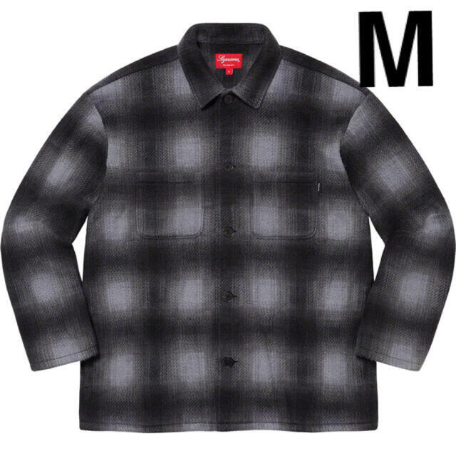 Supreme Shadow Plaid Fleece Shirt M