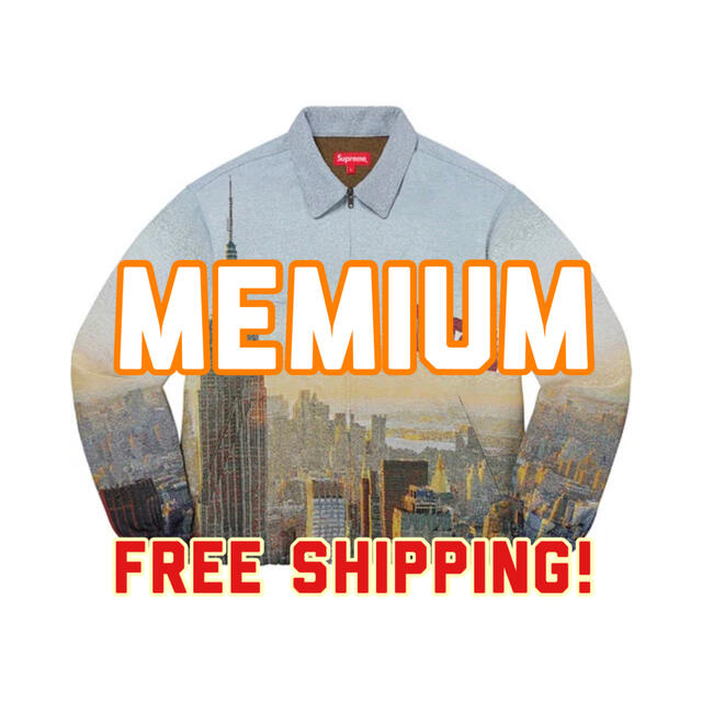 Supreme(シュプリーム)のAerial Tapestry Harrington Jacket Medium メンズのジャケット/アウター(Gジャン/デニムジャケット)の商品写真