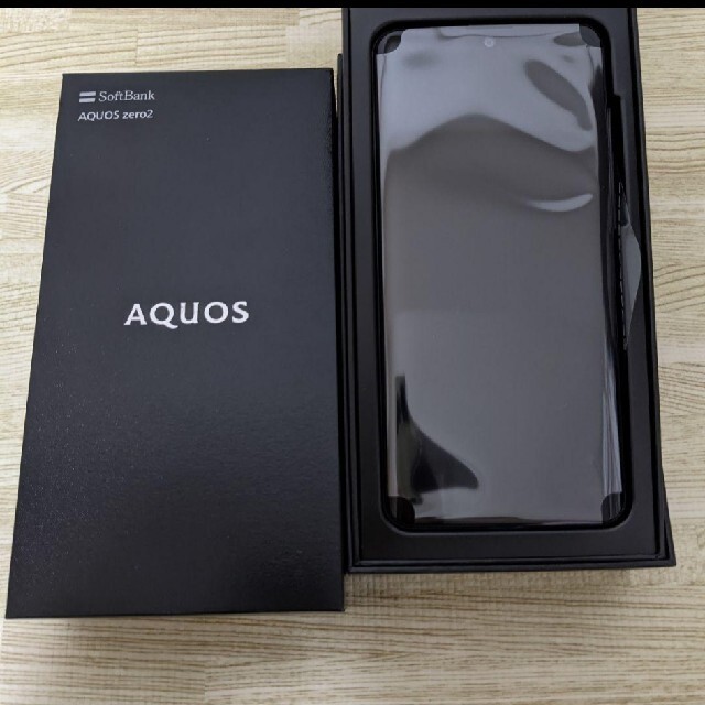 AQUOS zero2 アストロブラック 256 GB Softbankスマホ/家電/カメラ