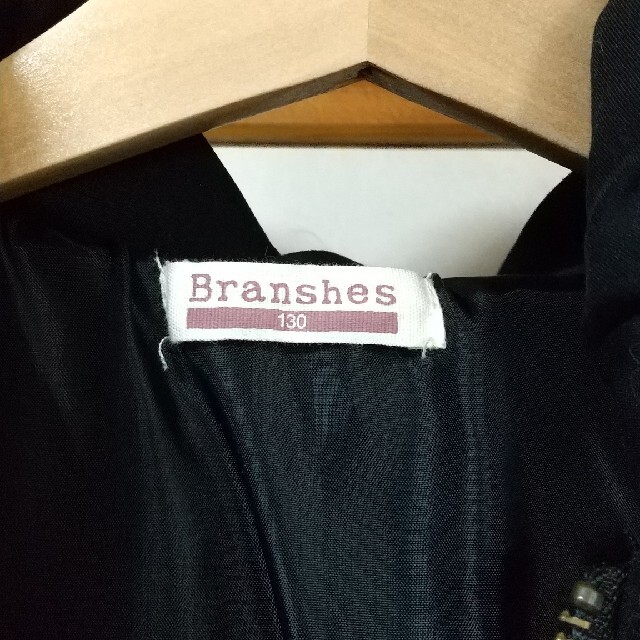 Branshes(ブランシェス)の≪ミニー様 専用≫ブランシェス コート 130 黒 値下げ キッズ/ベビー/マタニティのキッズ服女の子用(90cm~)(コート)の商品写真