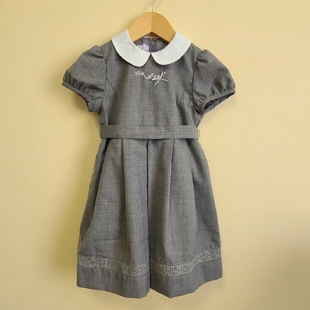 ご専用☆familiar110 ワンピース グレー お受験 | www.suellencolombo