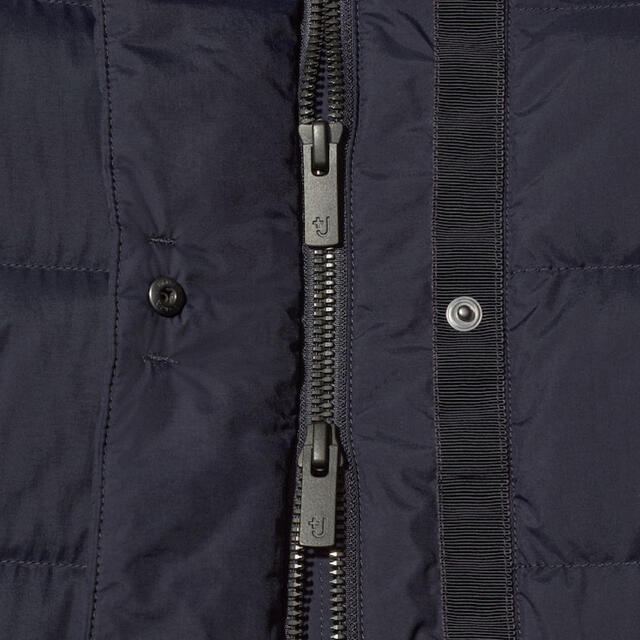 Jil Sander(ジルサンダー)のウルトラダウンコート+j sサイズ　ネイビー　ジルサンダー レディースのジャケット/アウター(ダウンコート)の商品写真